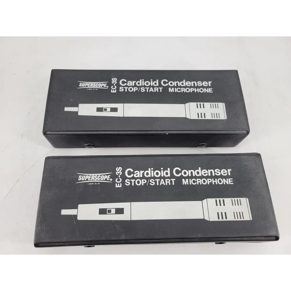 PAIR Superscope Cardioid Microphone Model EC-3S with Start-Stop